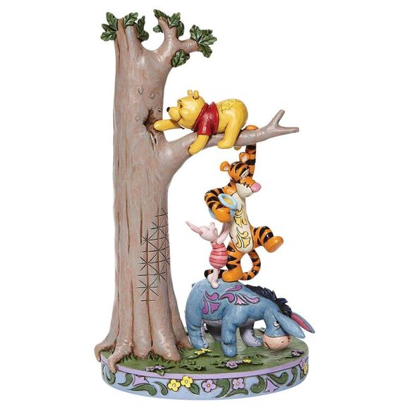Disney Traditions Tree with Pooh & Friends Hundred Acre Caper Adventure Figure